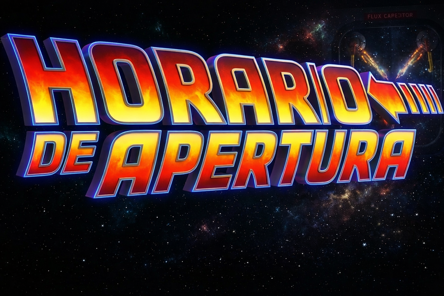 Horario de Apertura — El Templo del Arcade